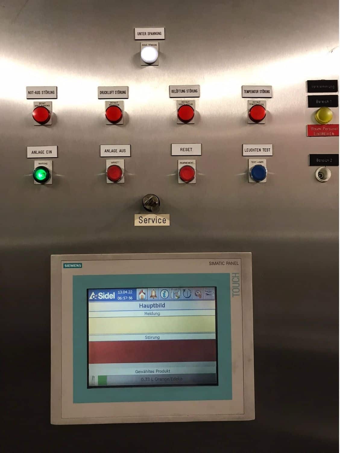 Control unit of SIDEL SBO 10 Series 2