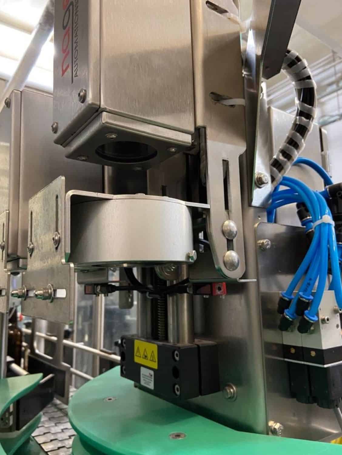 Side view of Nagel, PAC, Juwatec Returnable Glass Filling line for beer, soft drink