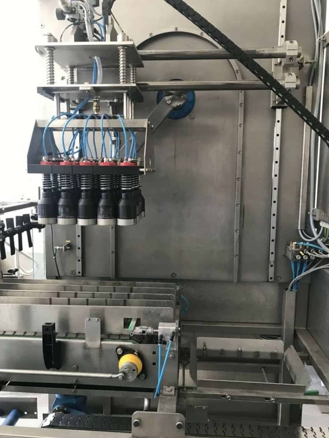 Left view of Nagel, PAC, Juwatec Returnable Glass Filling line for beer, soft drink