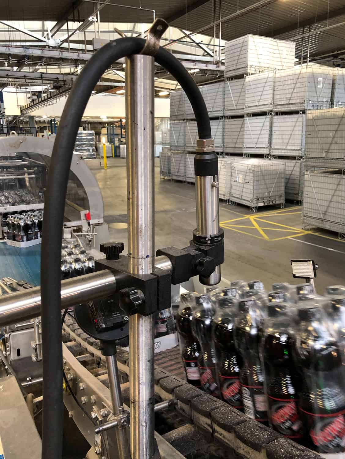 Side view of Kettner packaging line