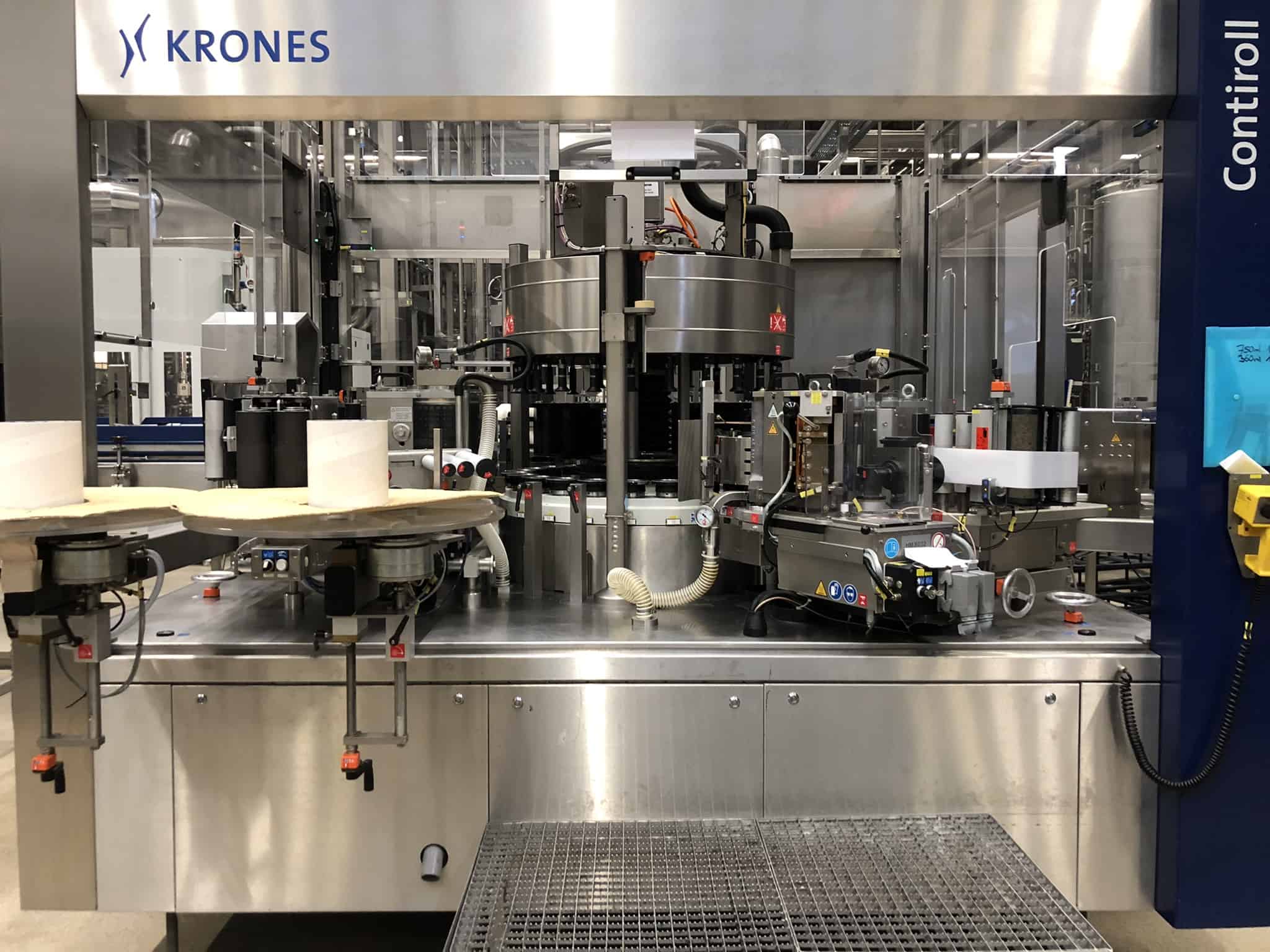 Side view of Krones -
