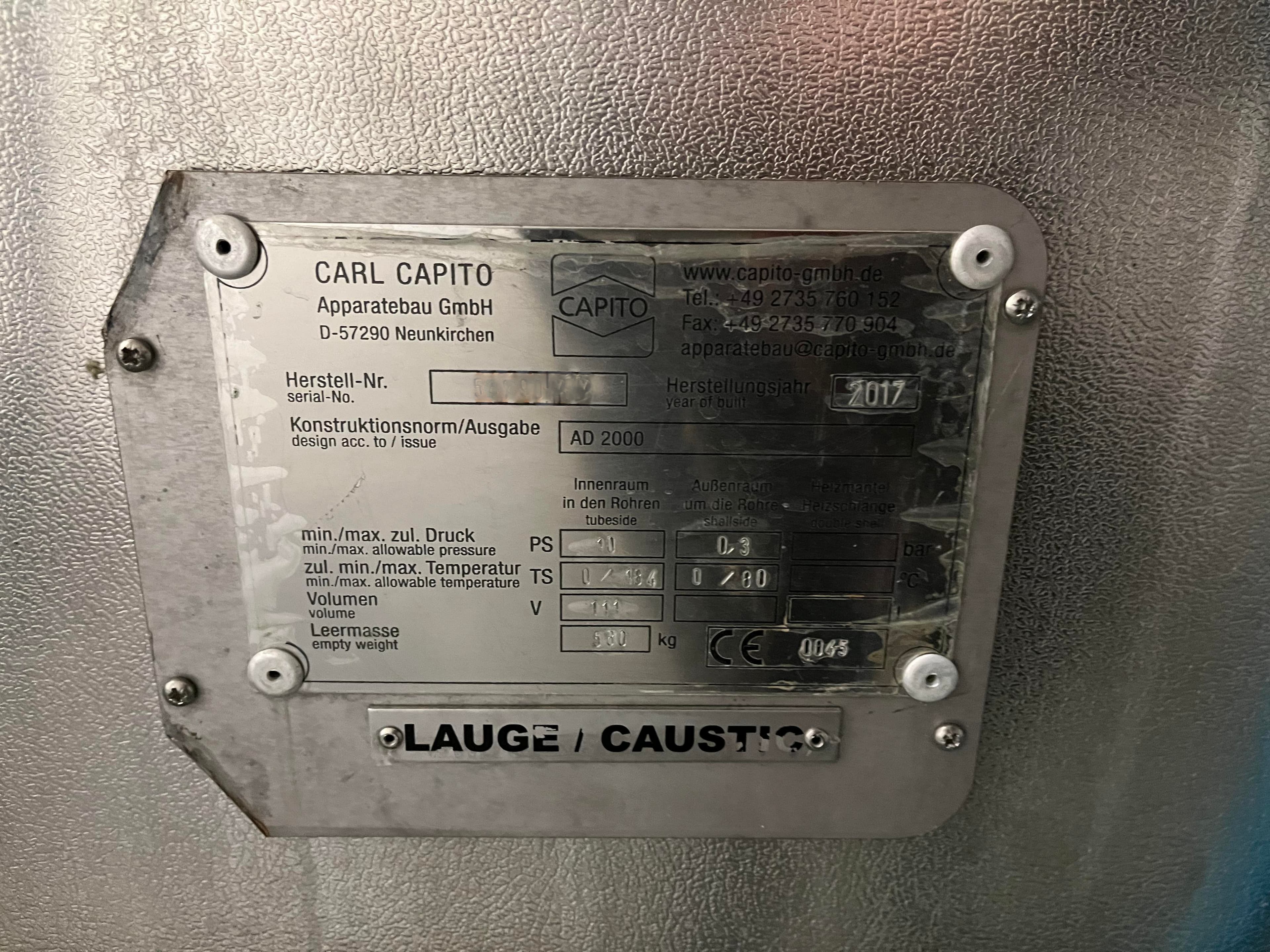 Nameplate of GM Gera ARCADE GEL3-RV1-340/95